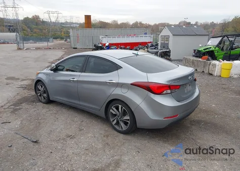 2015 Hyundai Elantra Limited from USA, damaged, VIN 5NPDH4AE3FH581291